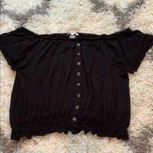 H&M off the shoulder top